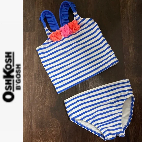 🇺🇸🌸🏖Cute 2 Pc Nautical Swimsuit